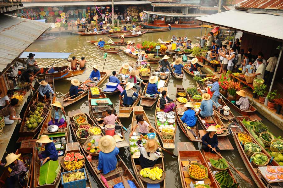 Damnoen Saduak, the Floating Market