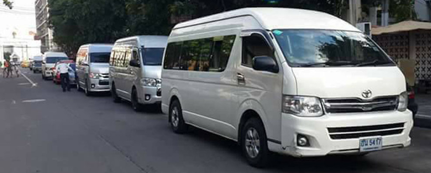 For your comfort or big groupsVans up to 8 persons